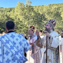 Света Архијерејска Литургија и освећење цркве Светог Пајсија Светогорца у Долима пивским