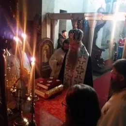 Свечани дочек иконе Богородице Брзопомоћнице у Ђурђевим Ступовима