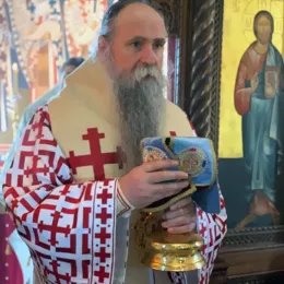 Епископ рибински Г. Венијамин служио у манастиру Косијерево