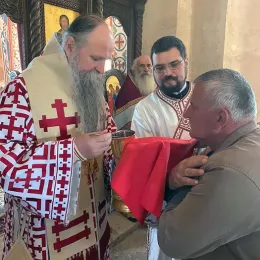 Епископ рибински Г. Венијамин служио у манастиру Косијерево