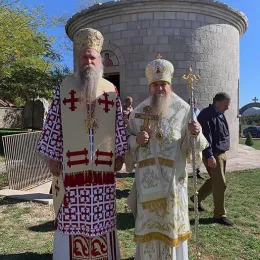 Епископ рибински Г. Венијамин служио у манастиру Косијерево