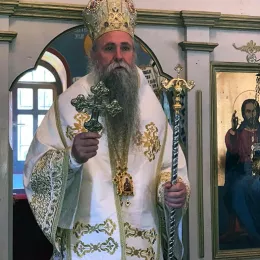 Освећење живописа у храму Благовијести у мојковачким Пољима