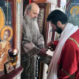 40 година монашког подвига игуманије манастира Подмалинско; богослужио владика Теодосије