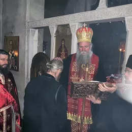 Монах Михаило, сабрат манастира Ђурђеви Ступови рукопроизведен у чин чтеца