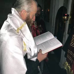 Монах Михаило, сабрат манастира Ђурђеви Ступови рукопроизведен у чин чтеца