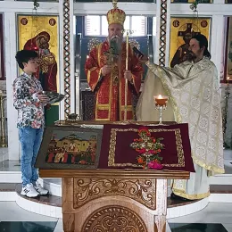 Литургијско сабрање у манастиру Светог Саве у Голији