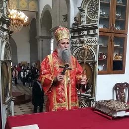 Епископ Јоаникије богослужио у никшићкој Саборној цркви