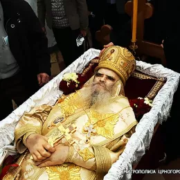 Помен Митрополиту Амфилохију у Цетињском манастиру