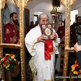 Заупокојена архијерејска литургија у Цетињском манастиру поводом упокојења Митрополита Амфилохија