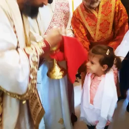 Литургија у храму Светог архангела Михаила у Ријеци Марсенића