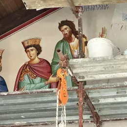 У цркви Светог Нектарија у Хумцима код Никшића је почело фрескописање храма