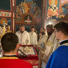 Епископ Методије богослужио у манастиру Калудра поводом храмовне славе