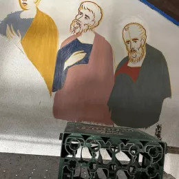 У цркви Светог Нектарија у Хумцима код Никшића је почело фрескописање храма