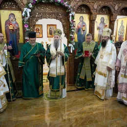 Патријарх српски Порфирије служио чин освећења храма Свете браће Кирила и Методија у Марибору