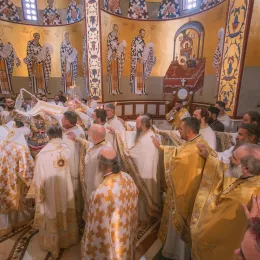 Света Архијерејска Литургија и петогодишњи помен блаженопочившем Митрополиту  Амфилохију