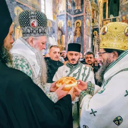 Слава манастира Студеница, богослужили Митрополити Јоаникије и Јустин