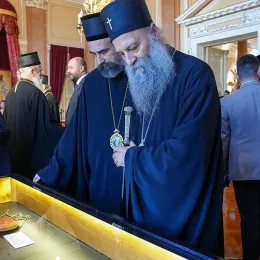 Патријарх Порфирије отворио изложбу „Документа Српског Сиона“