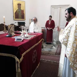 На Аранђеловдан служена Литургија у никшићкој Саборној цркви