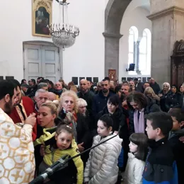 На Аранђеловдан служена Литургија у никшићкој Саборној цркви