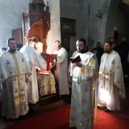 Литургија у манастиру Ђурђеви Ступови