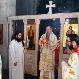 Литургија у манастиру Ђурђеви Ступови