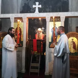 Бденије уочи Аранђеловдана у манастиру Ђурђеви Ступови