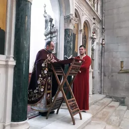 Света Литургија служена на Митровдан у никшићкој Саборној цркви