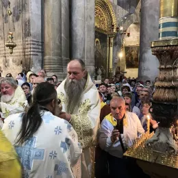 Света Литургија у Храму Васкрсења Христовога у Јерусалиму