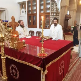 Литургија на Светог Јована Златоустог служена у Никшићу