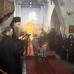 Празнично бденије у манастиру Ђурђеви Ступови