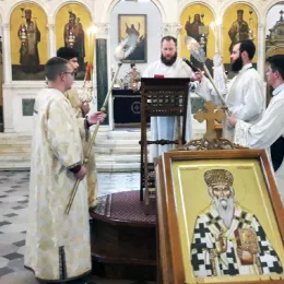 Рукоположење у Саборном храму у Никшићу