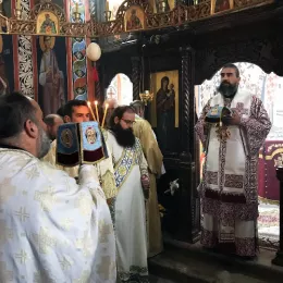 Литургија и рукоположење у манастиру Косијерево