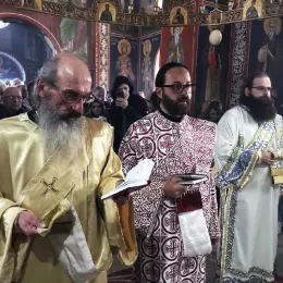 Литургија и рукоположење у манастиру Косијерево