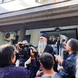 Митрополит Јоаникије након суђења