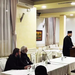 Протојереј-ставрофор др Милош Весин одржао предавање у Никшићу