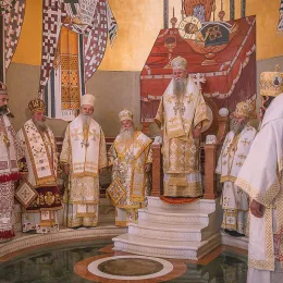 Заупокојена Литургија и годишњи помен Митрополиту Амфилохију