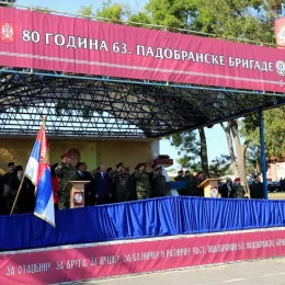 СВЕТА АРХИЈЕРЕЈСКА ЛИТУРГИЈА У БАЗИ 63. ПАДОБРАНСКЕ БРИГАДЕ