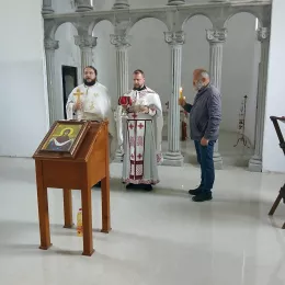 Прва Литургија у храму Св Архангела Гаврила у Црнионици