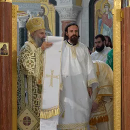 Хиротонија архимандрита Пајсија за Епископа диоклијског