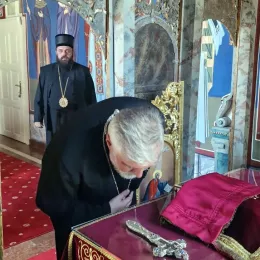 Митрополит Григорије, Епископ Кирило и Епископ Методије посетили Епископа Херувима