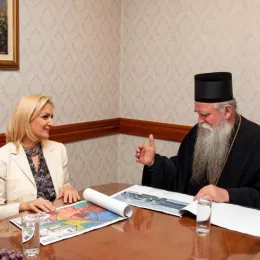 Сусрет Митрополита Јоаникија и др Боровинић Бојовић