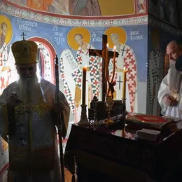 Митрополит Амфилохије у манастиру Жупа никшићка прославио имендан