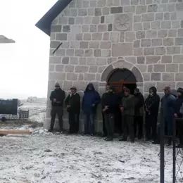 Освештано ново звоно за цркву Светог Георгија у Новаковићима код Жабљака