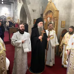 Литургија у манастиру Ђурђеви Ступови