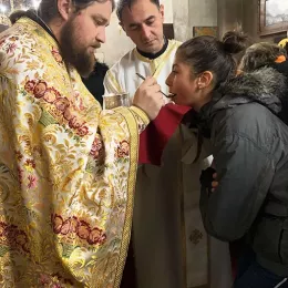 Литургија у манастиру Ђурђеви Ступови