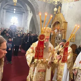 Литургија у манастиру Ђурђеви Ступови