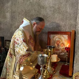 Литургија у манастиру Ђурђеви Ступови