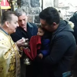 Литургија у цркви Светих апостола Петра и Павла у Бијелом Пољу