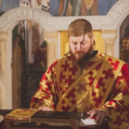 Владика Јоаникије у саборном храму у Подгорици