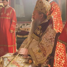 Владика Јоаникије у саборном храму у Подгорици